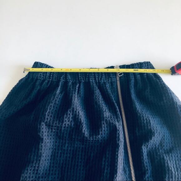 NEW Steven Alan 'Dahlia' Women's X-Small Zipper Full Circle Skirt Navy Blue - Picture 6 of 13
